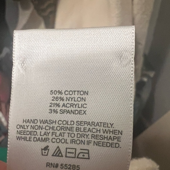 Express Sweater & Legging hi waist cream white fuzzy matching set duster NWT - Picture 8 of 8